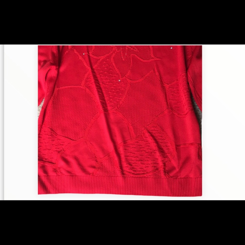 🔴Red Knit Top - Picture 4 of 4